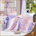 100% cotton pigment printed bed sheets set 4pcs bed comforter sets